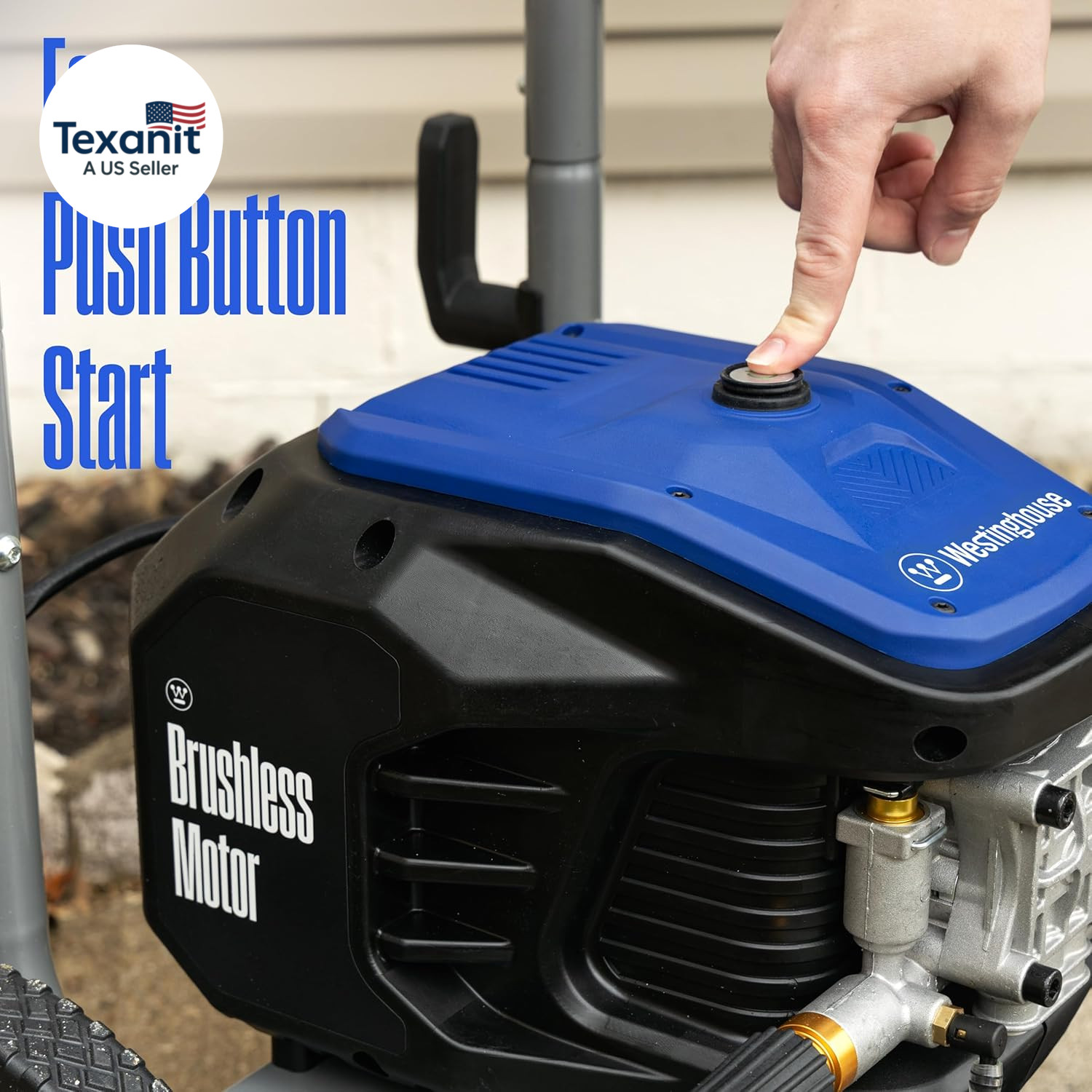 Wpx3400E Electric Pressure Washer, 3400 Max PSI and 2.0 Max GPM, Brushless Motor