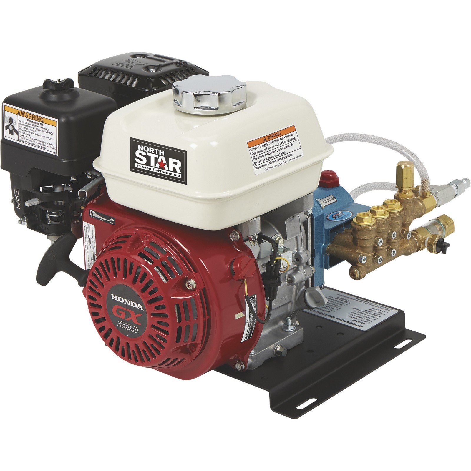 NorthStar Pressure Washer Kit with Honda GX200 Engine, 3300 PSI, 2.5 GPM, CAT