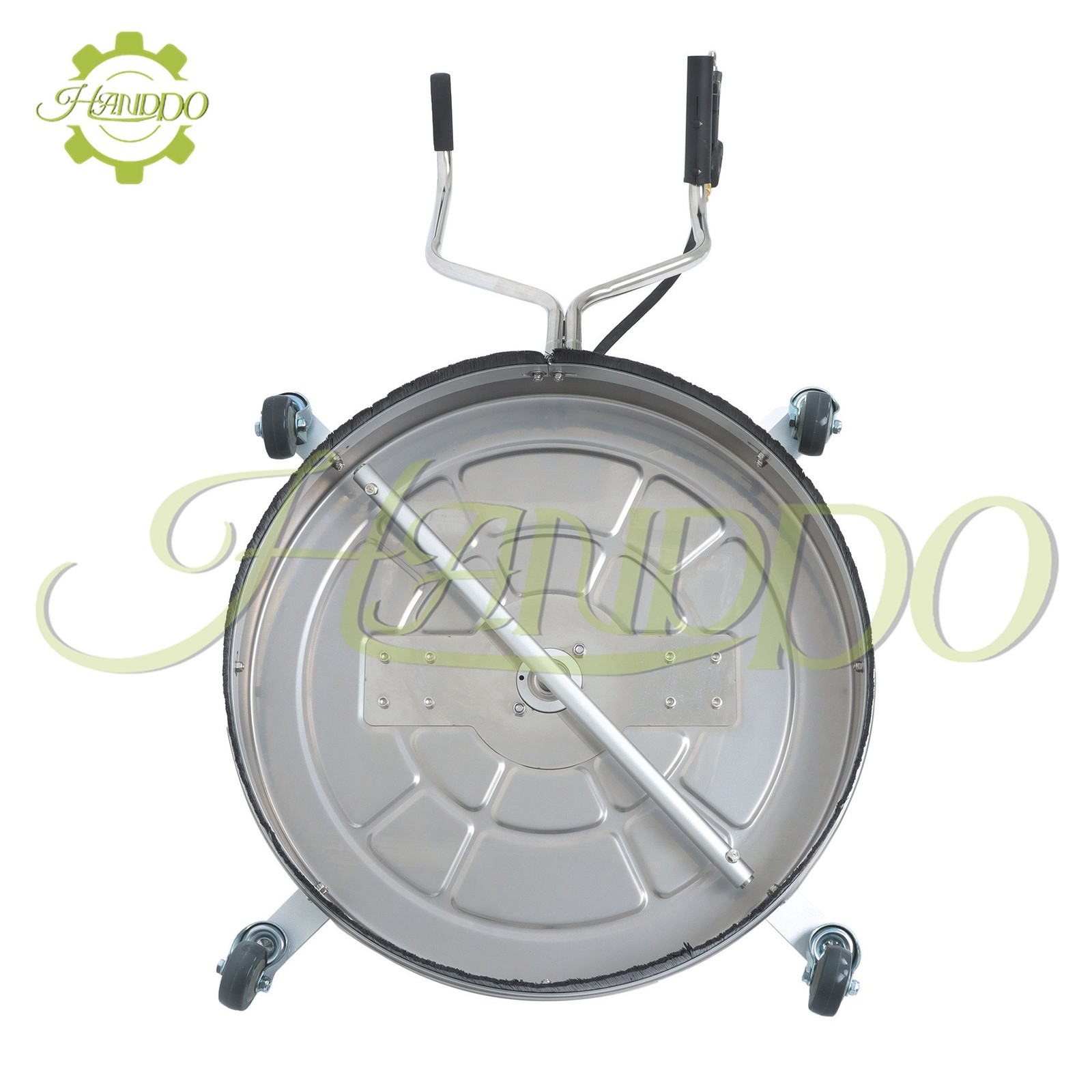 Pressure Washer 24″ Surface Cleaner w/ Handles & Wheels Quick Connect 6000 psi