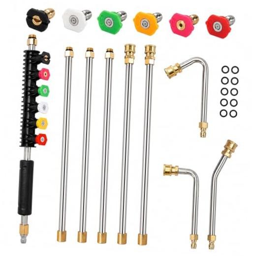Pressure Washer Extension Wand Upgrade, 9 Pack Power Washer Lance with 99 INCH