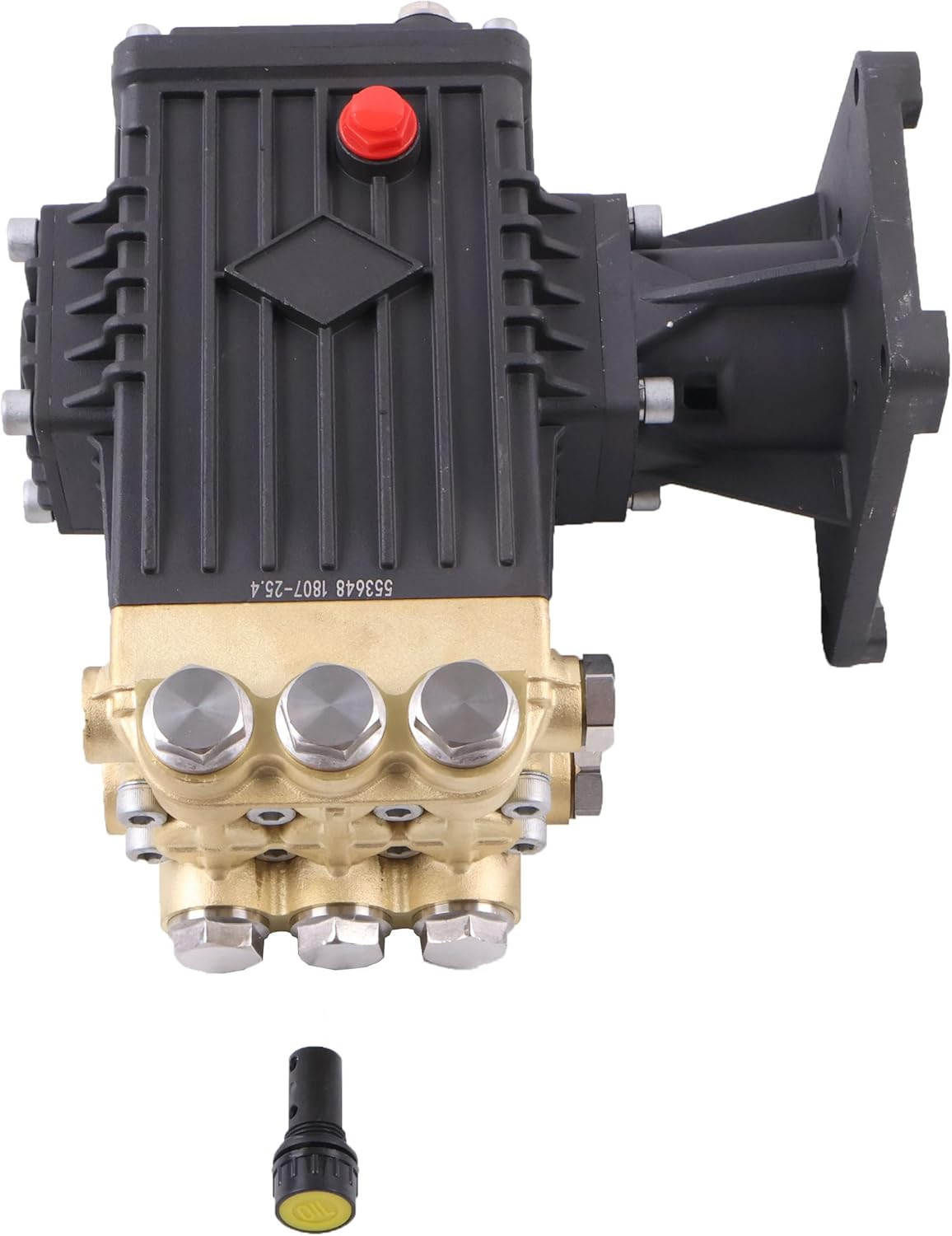 High-Performance Triplex Plunger Pump 4000 PSI 4.0 GPM Forged Brass Head