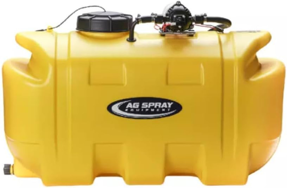 25 Gallon Gold Spot Sprayer | Prime Pump (60 PSI) | 2.2 GPM 12V Diaphragm | Delu
