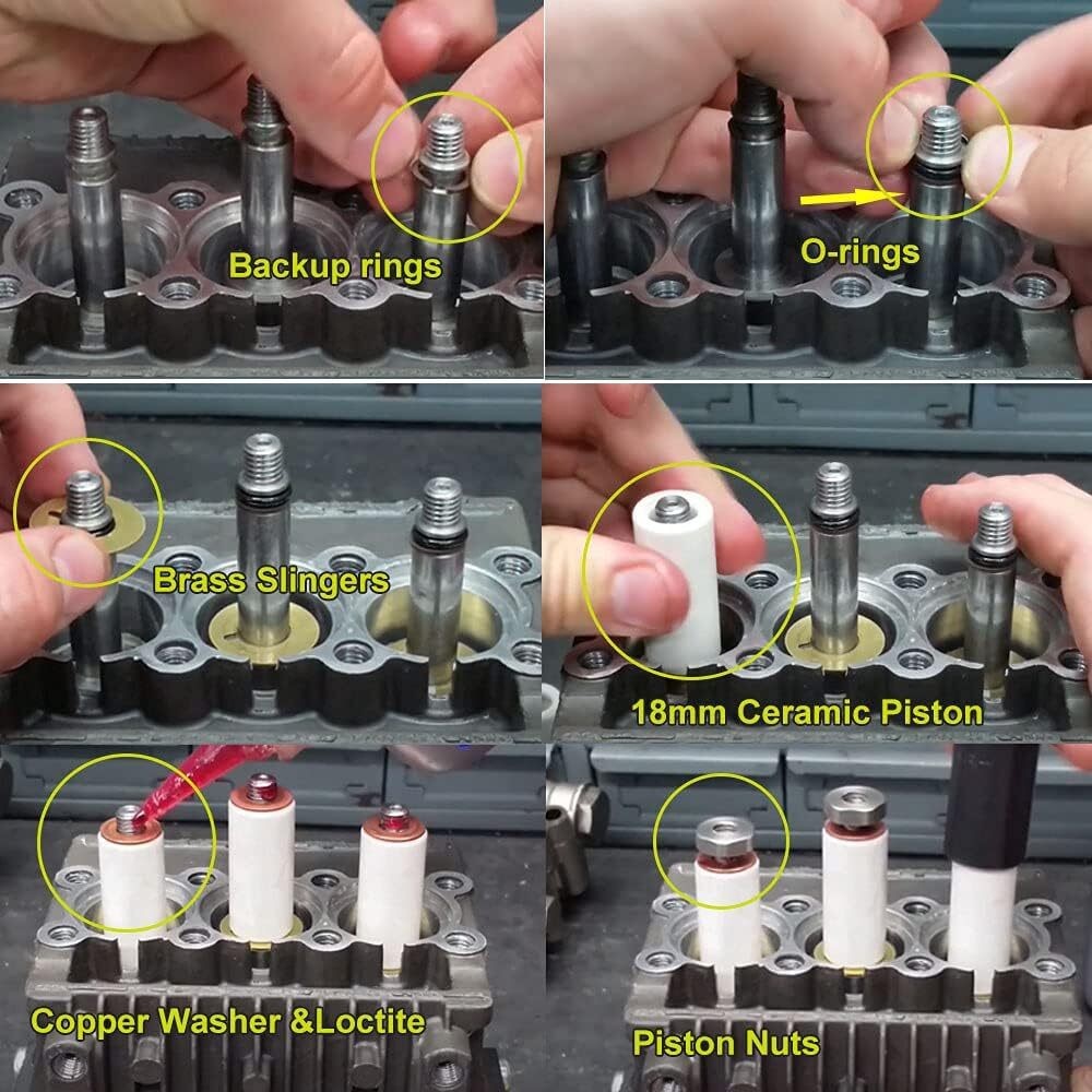 AR2546 18mm Ceramic Plunger Repair Kit for AR Pumps RK RKA RKV XRV XRCV 193990GS