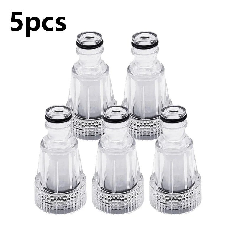 2PCS High-Pressure Car Clean Washer Water Filter Connection Fitting Tool Garden