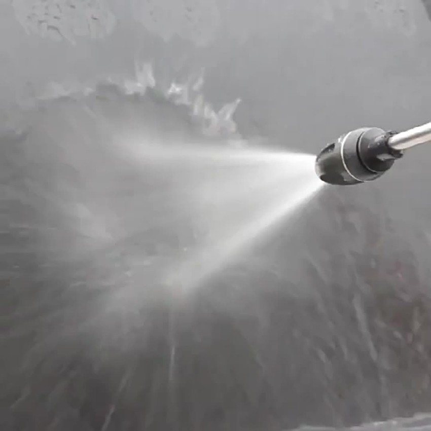 T8 Car Wash High-Pressure Water Gun Metal Extension Pole Rubber-Coated Handle