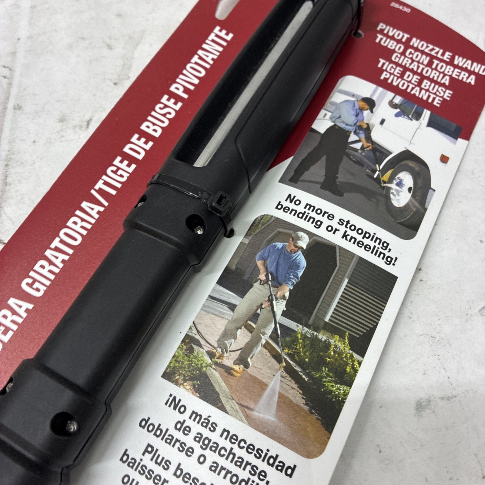 Hyde 28430 Pressure Washer Wand, 28 In, 3200 Psi, 28430