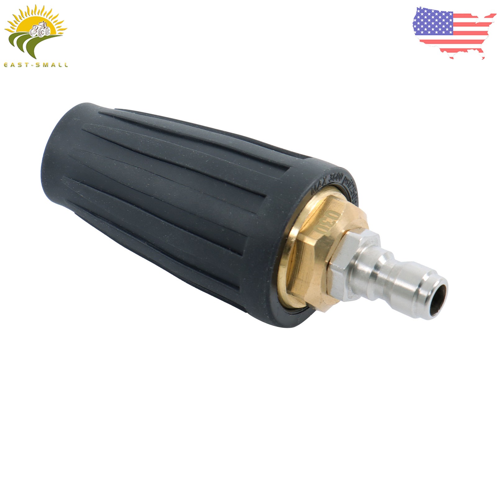 High Pressure 3600 PSI Rotating Turbine Nozzle Set with 5 Spray Nozzles 1/4 inch