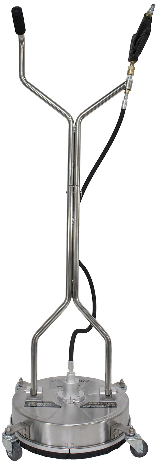 Erie Tools 18″ Stainless Steel Pressure Washer Flat Surface Cleaner with Wheels