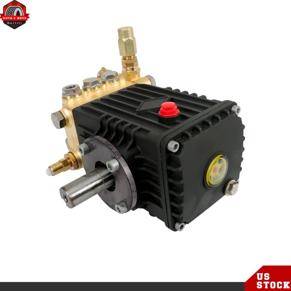 Professional 3600 PSI 4.9 GPM Pressure Washer Pump 24mm Solid Shaft Belt Drive