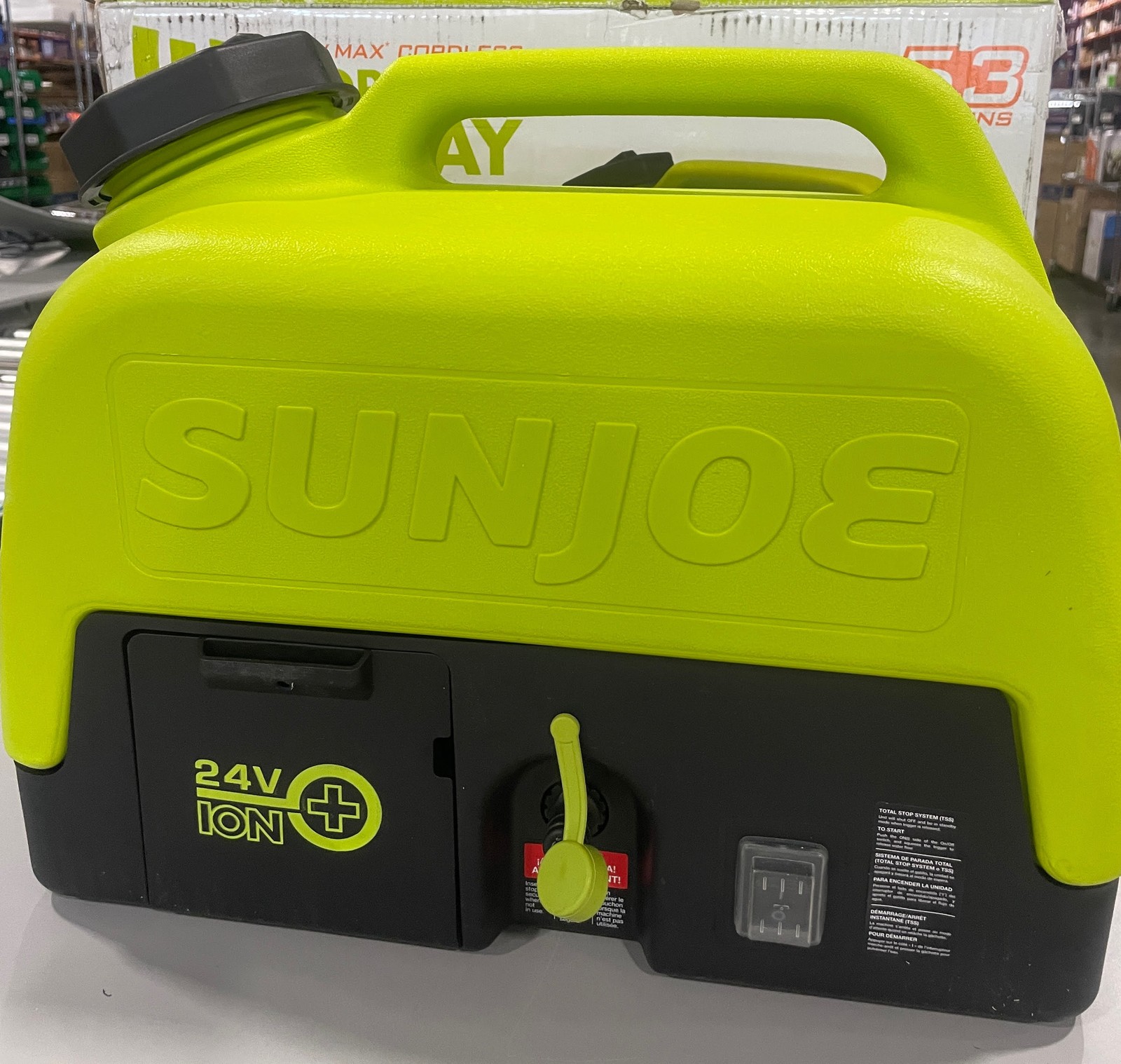 SUN JOE 24V CORDLESS PORTABLE SINK/SHOWER WASHER KIT W/BATTERY – Scratch & Dent