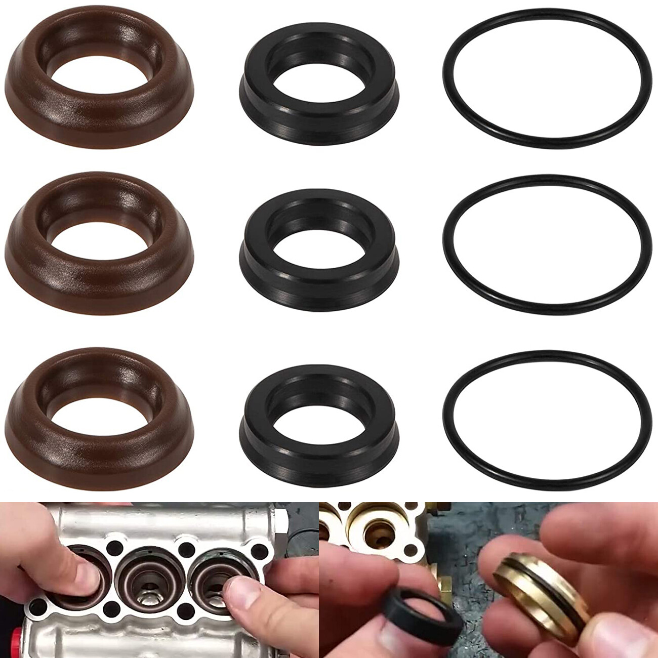 AR 1857 Packing Kit 18mm RKA XR RKV XRC AR1857 For Annovi Reverberi Replacement