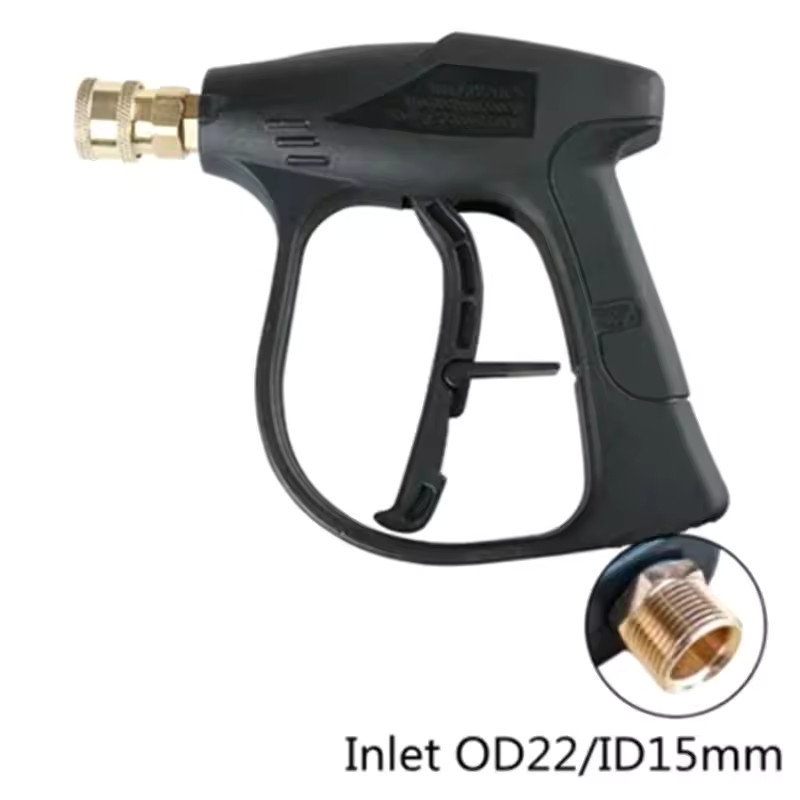 1/4″ 4000 PSI Pressure Washer Gun – Short Wand Foam Spray Nozzle