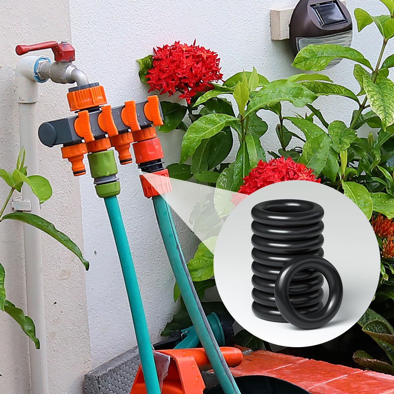 50 Pack Thickened O-Rings Power Pressure Washer for 1/4″, M22 Quick Connect Cou