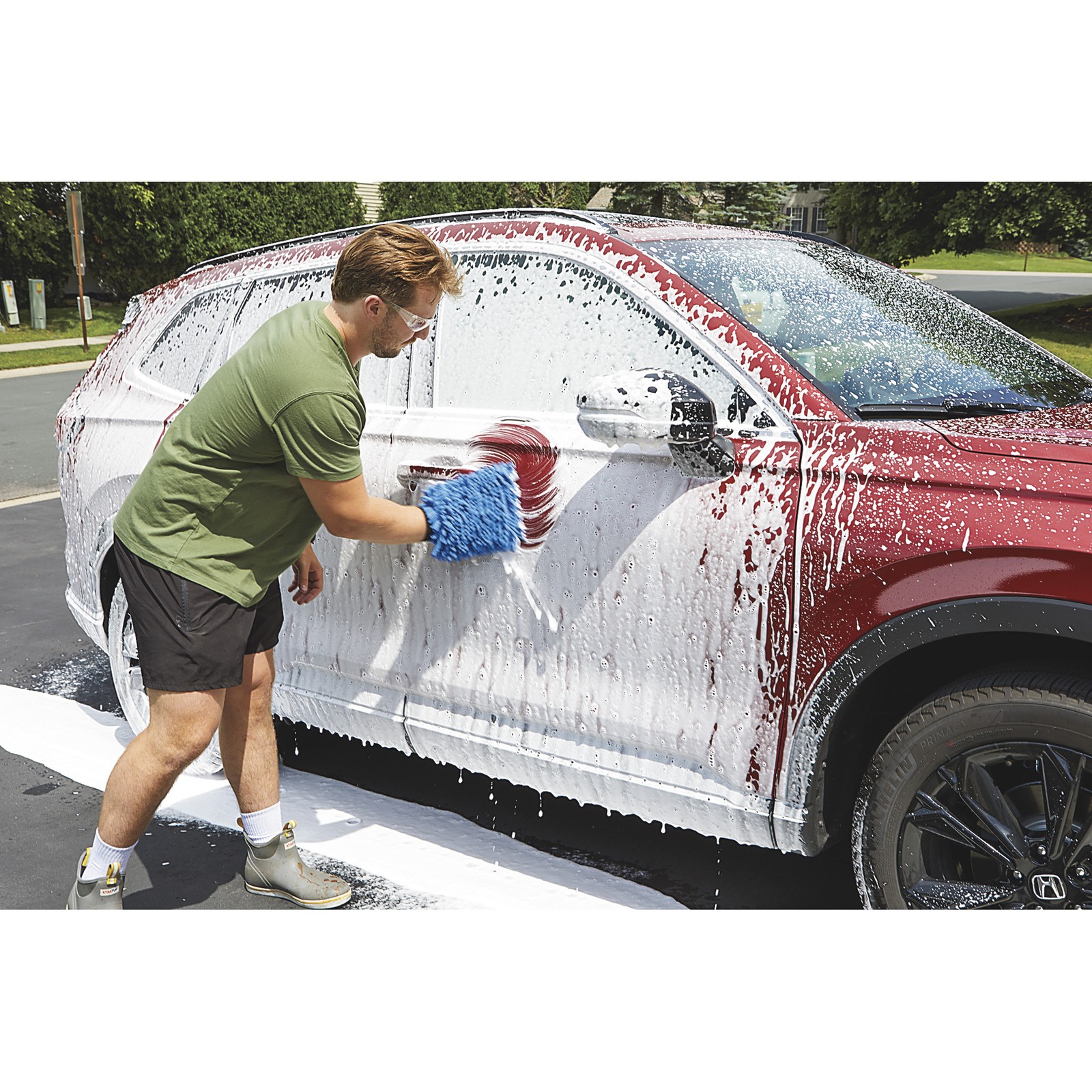 Powerhorse Follow Me 2,100 PSI Electric Pressure Washer Car Cleaning Kit, 1.9