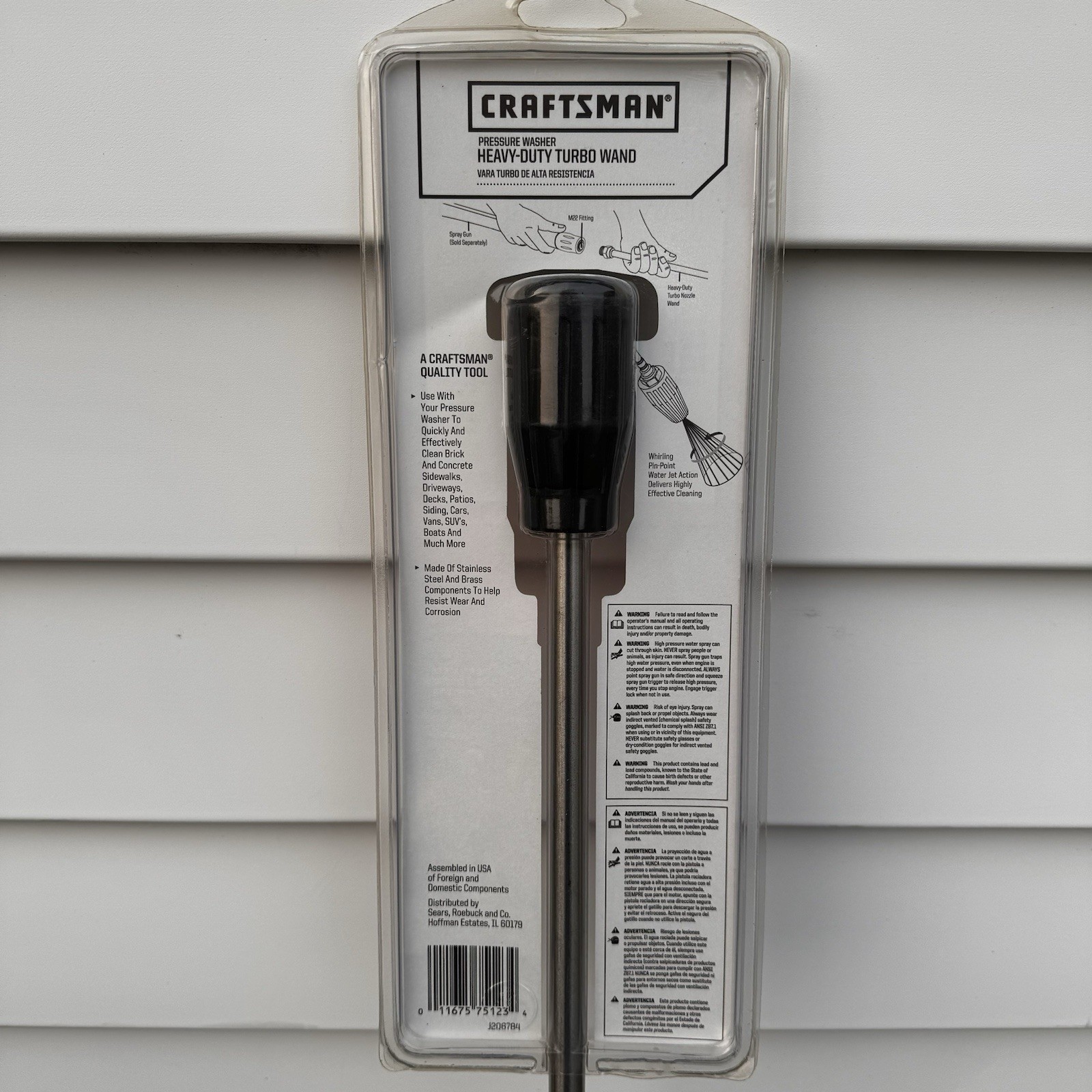 Craftsman Pressure Washer Heavy Duty Turbo Wand 7175123 New Old Stock