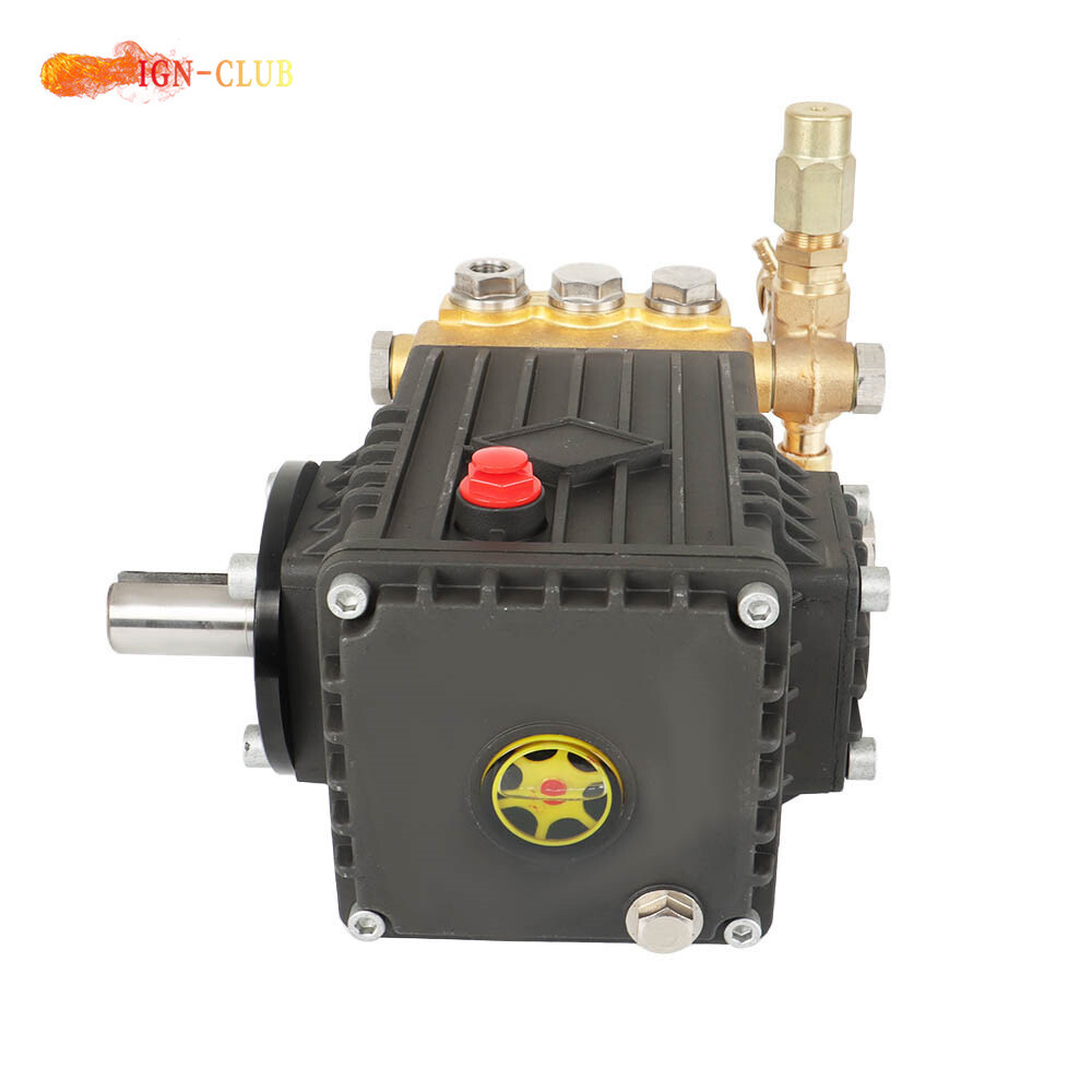 Pressure Power Washer Pump 24mm Solid Shaft 3600 PSI 4.9GPM Belt Drive