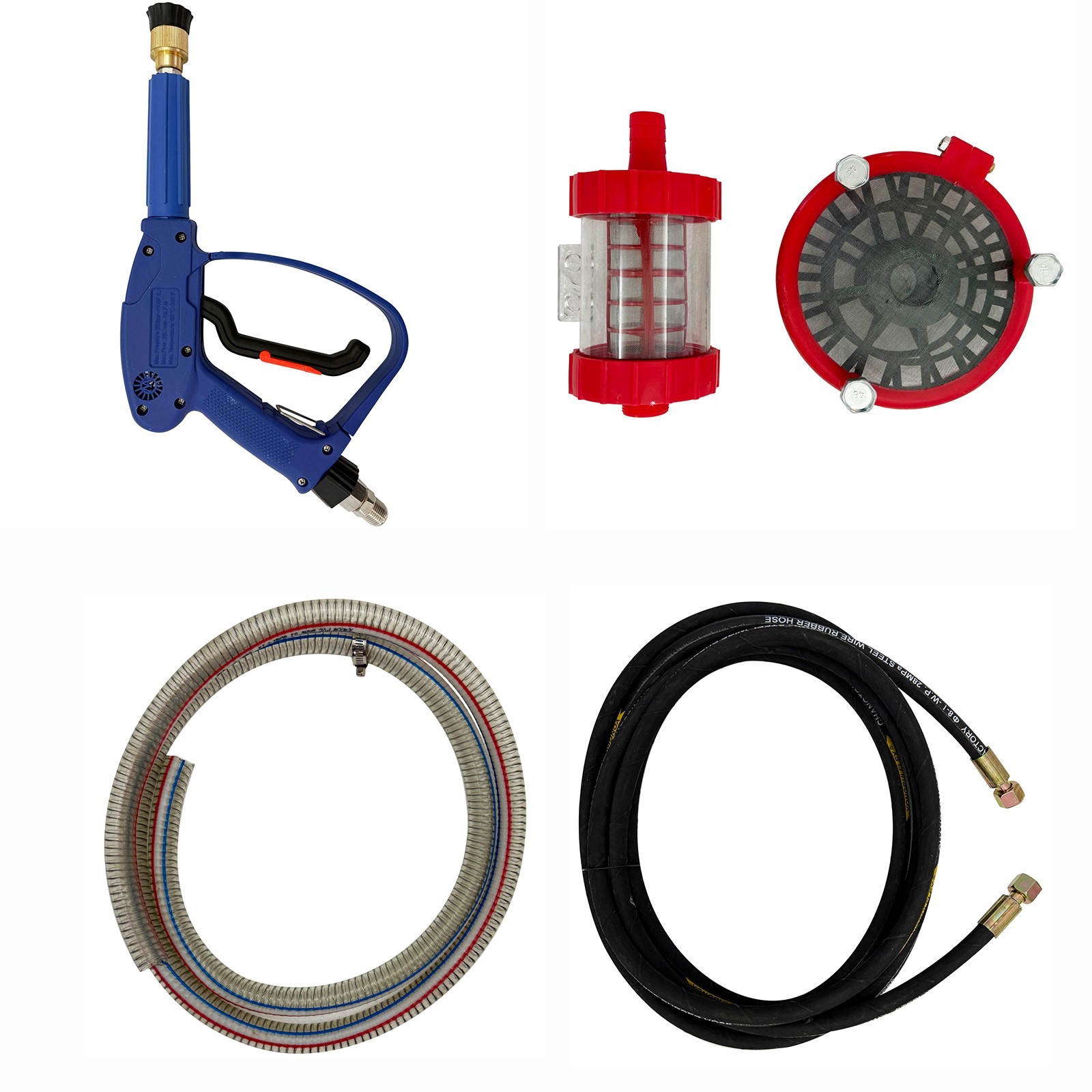 110V Portable High-Pressure Car Wash Machine Cleaning Pump with Water Gun