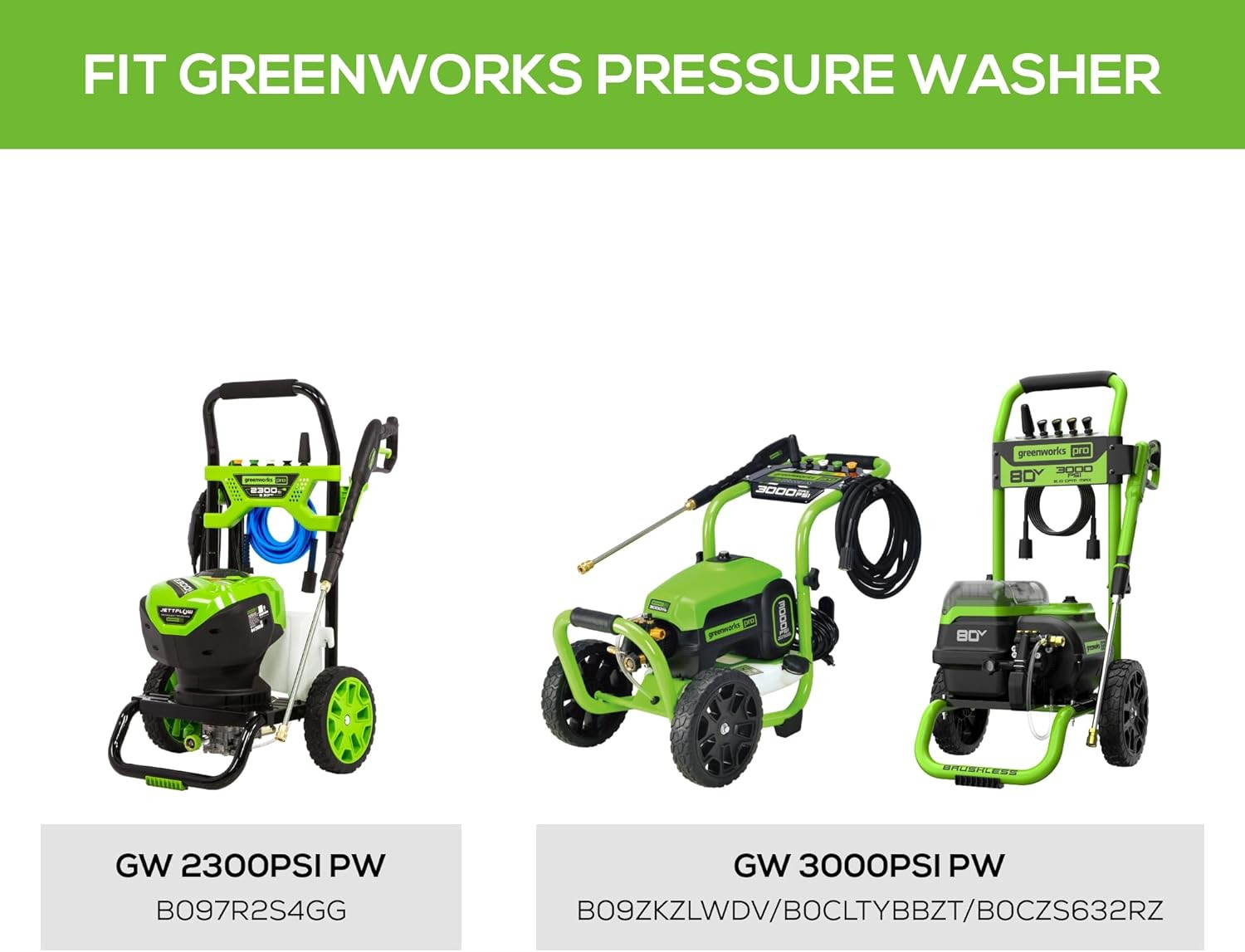 Greenworks 12″ (In.) Surface Cleaner Pressure Washer Attachment