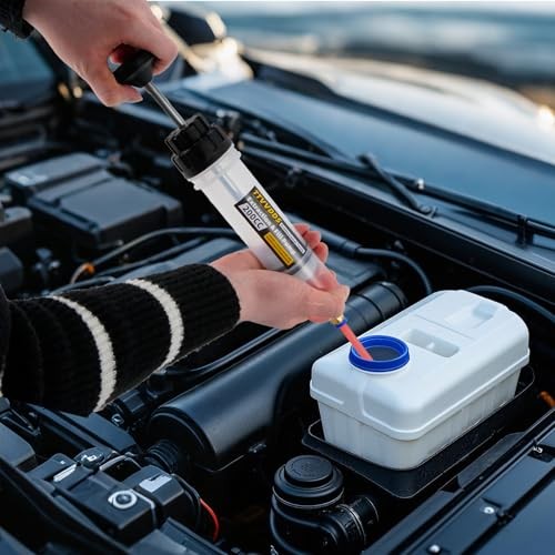 Automotive Fluid Extractor Pump Oil Extractor Pump with Hose, Sealed 200 cc