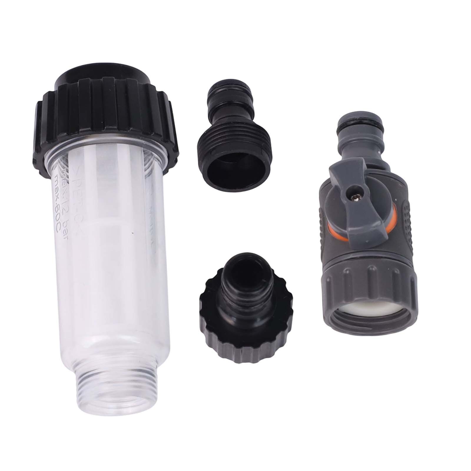 Water Filter and Valve Set for Pressure Washers RVs and Outdoor Gardening