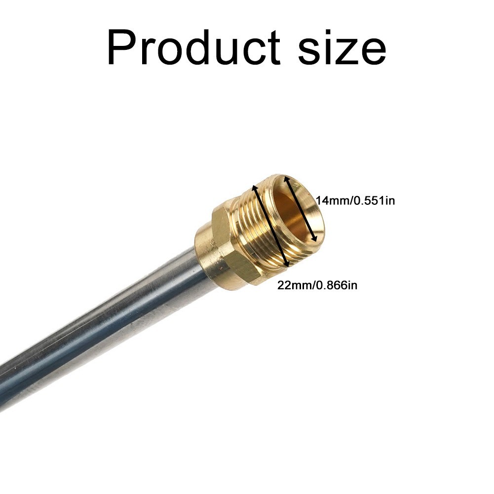 16Inch High Pressure Car Washer Spray Extension Wand Lance Nozzle Tips Hose New