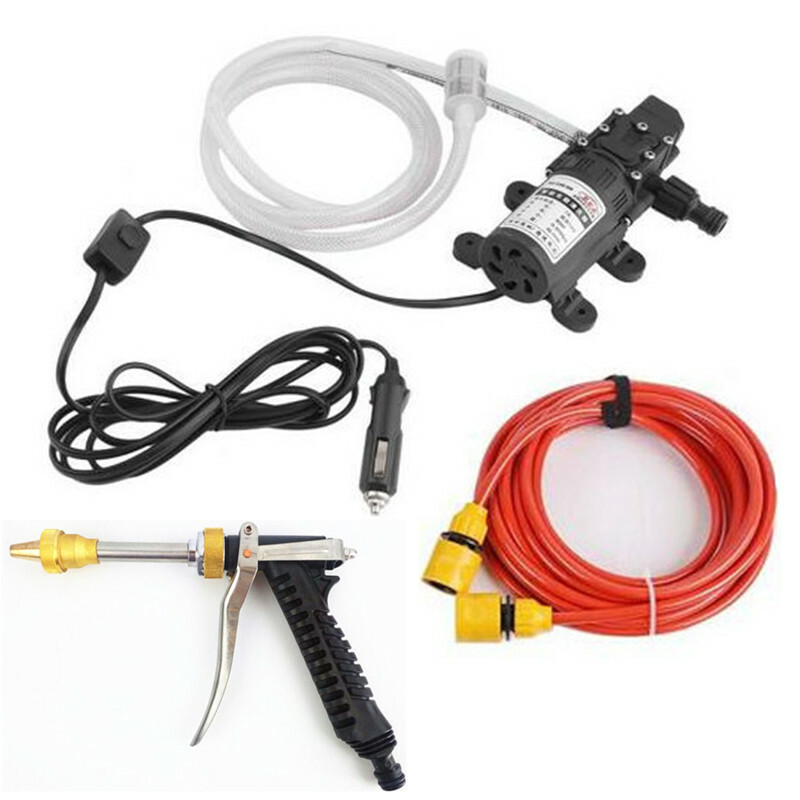 12V High Pressure Car Electric Washer Wash Pump Set Portable washing machine Kit