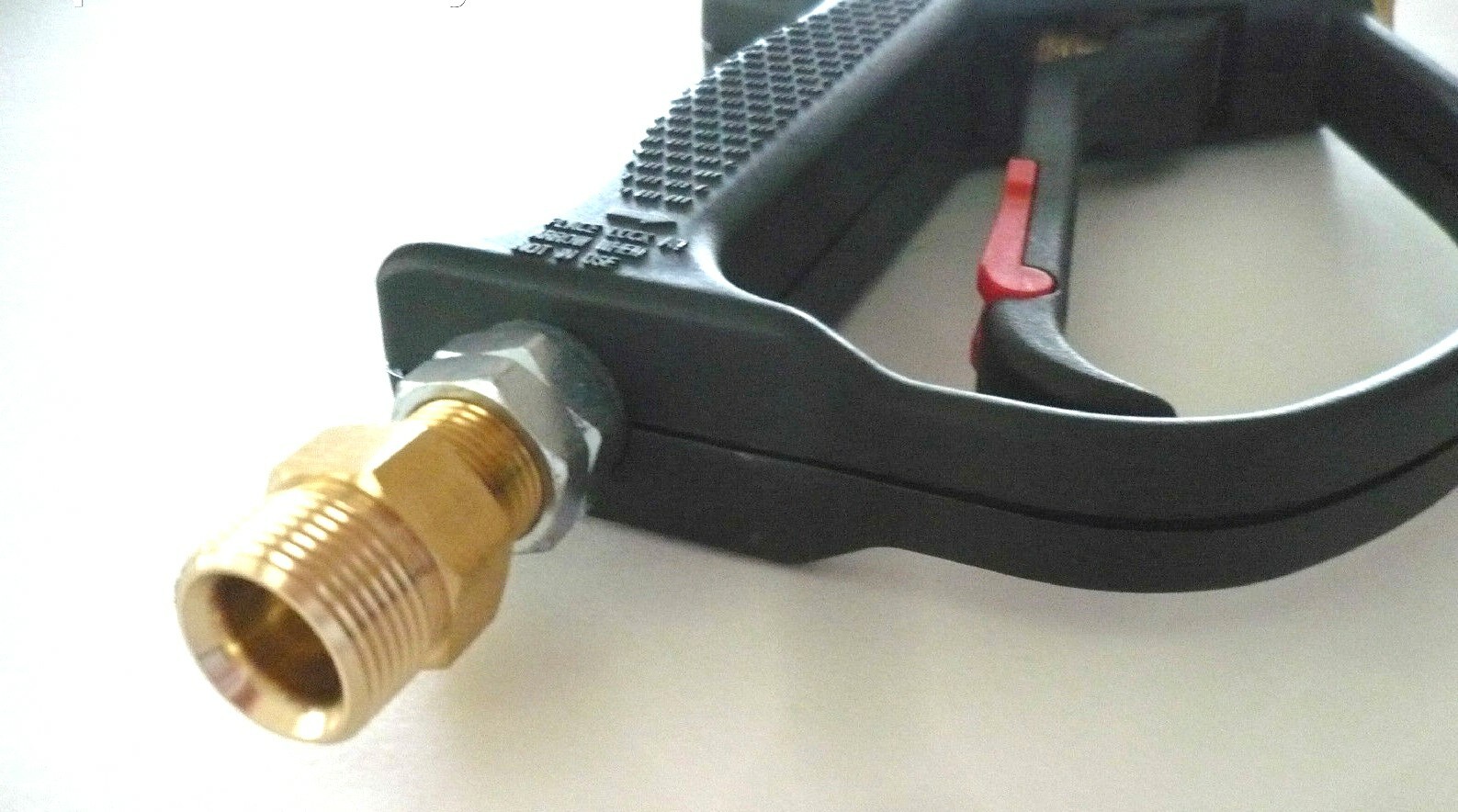 Twist Connect to 3/8 NPT M22-14 x 3/8 NPT Solid Brass USA Made Pressure Washer