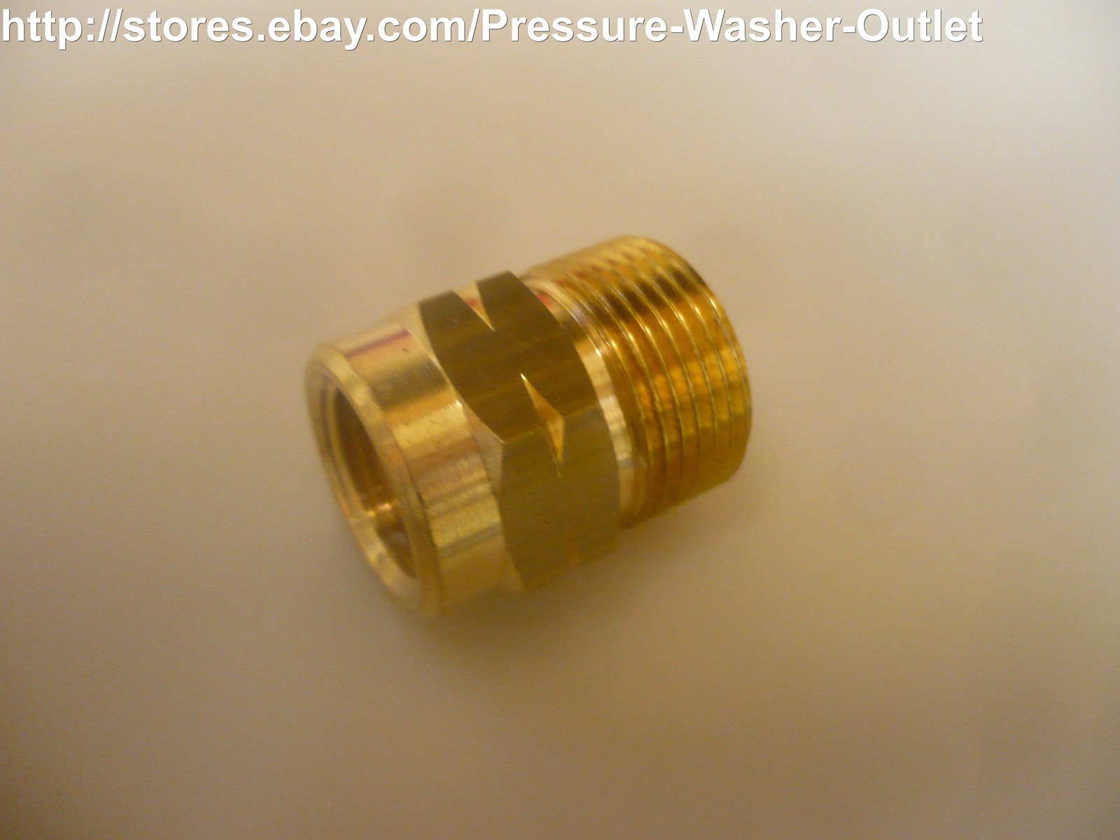 Pressure Washer M22 x 3/8″ Female NPT Plug KarcherStyleTwist M22/14mm SolidBrass