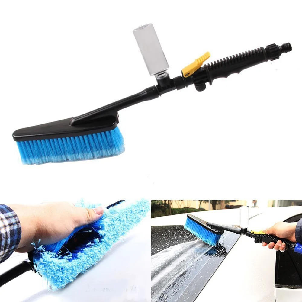 High Pressure Car Wash Brush with Foam Dispenser for Deep Cleaning & Shine US