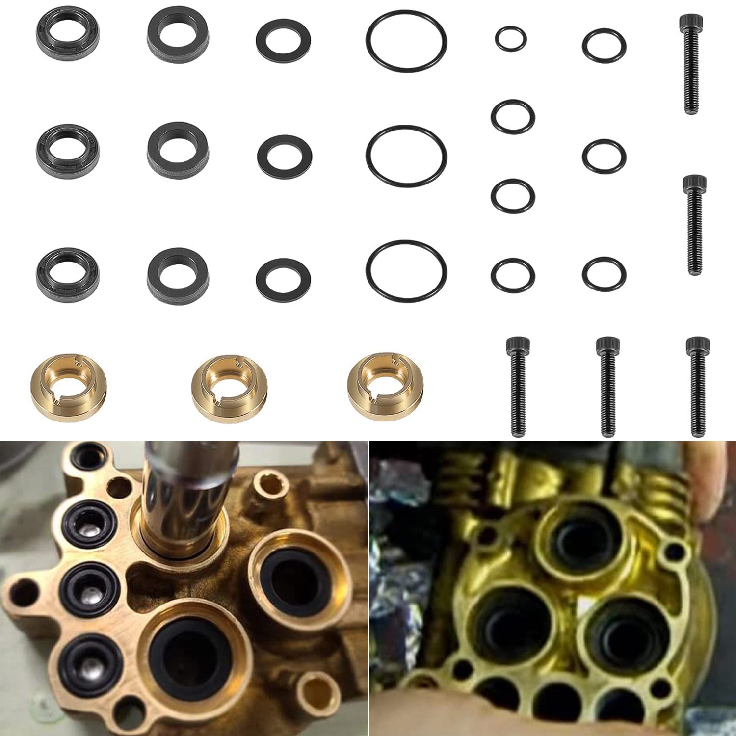 Pressure Washer Seal Kit Set Replace For Briggs & Stratton 190595GS,190711GS