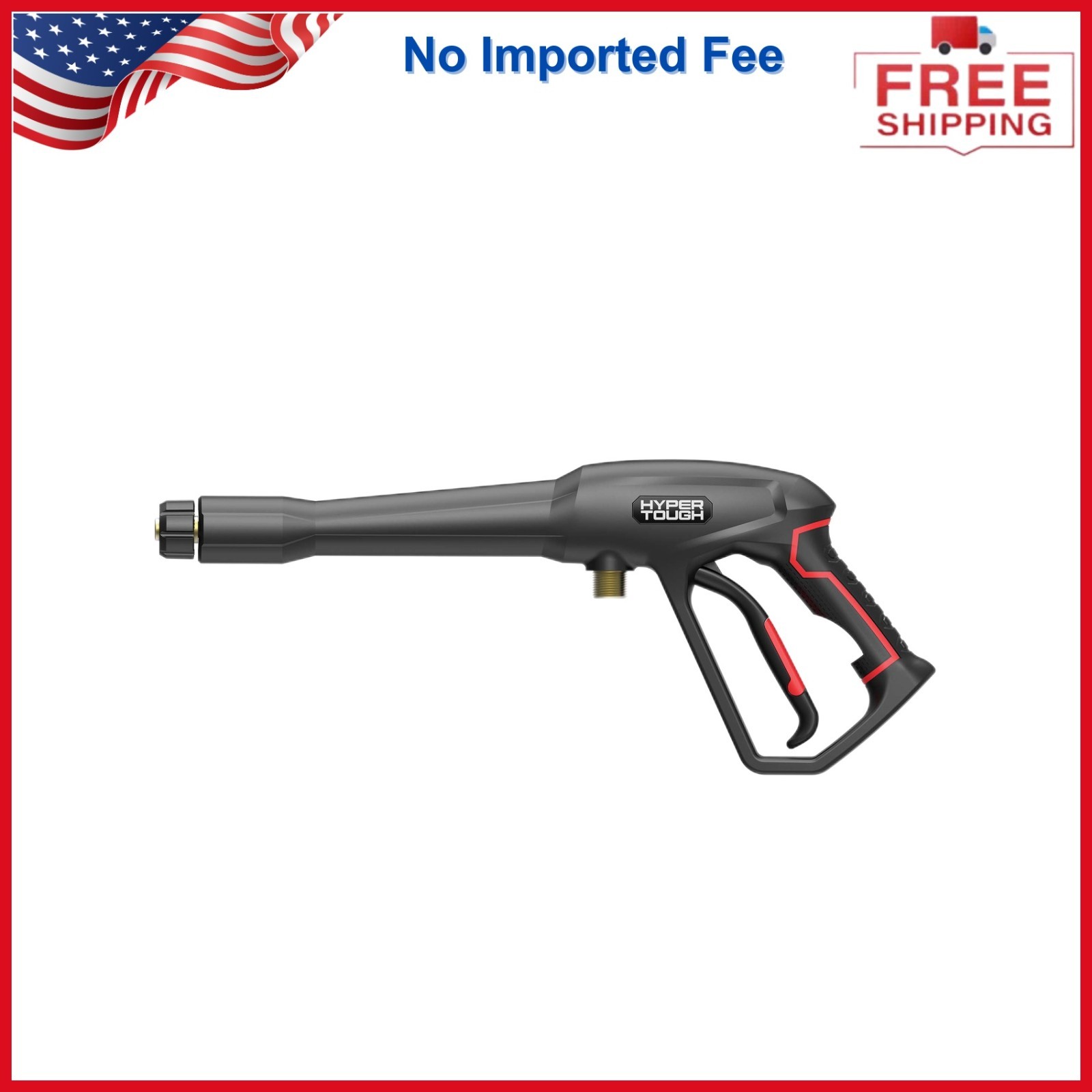Hyper Tough Universal Pressure Washer Trigger Handle Replacement for Gas, Black
