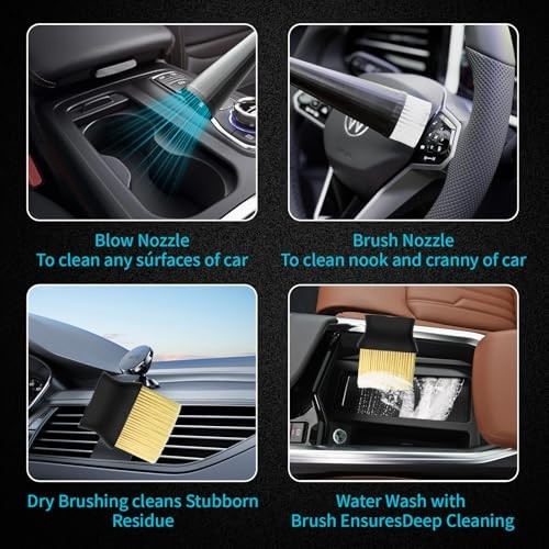 Tornado Detailing Car Cleaning Gun with Metal Nozzle | Interior Drying Air Gun |