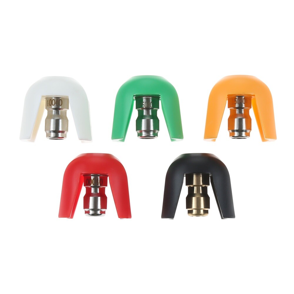 5 Pcs Quick Connect Pressure Washer Nozzle Tip Fit for Sun Joe SPX 3000 Series