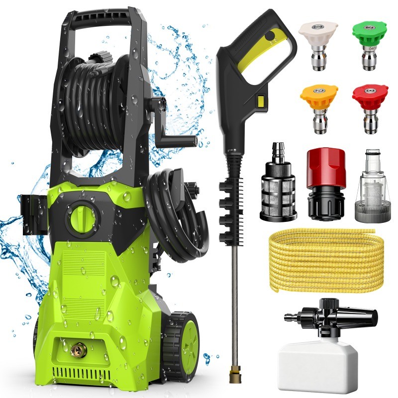 2100 PSI Max Electric Pressure Washer 1.25 GPM Power Washer Cleaning Machine New