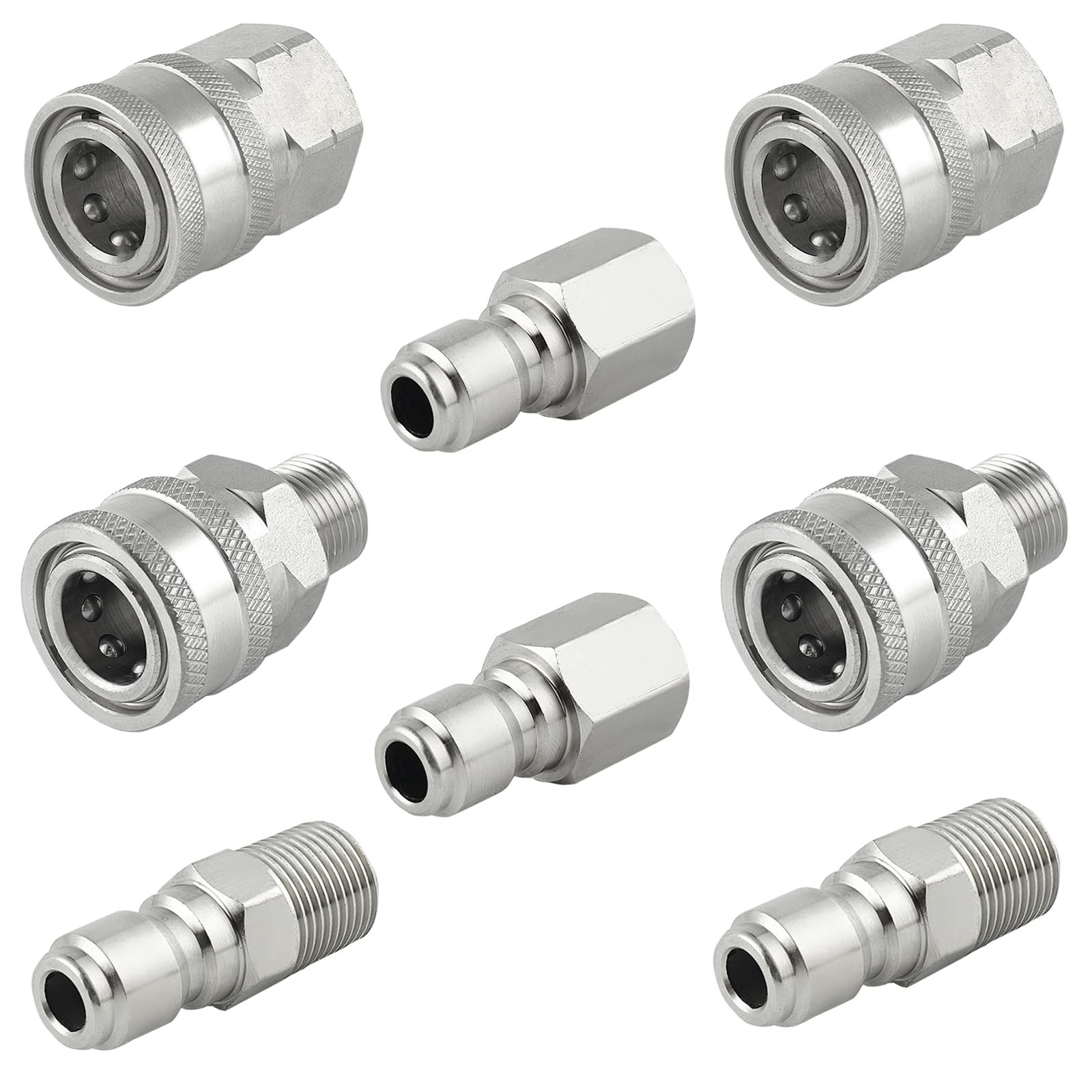 Raincovo Pressure Washer Quick Connect 3/8 Inch, Pressure Washer Fittings, St…