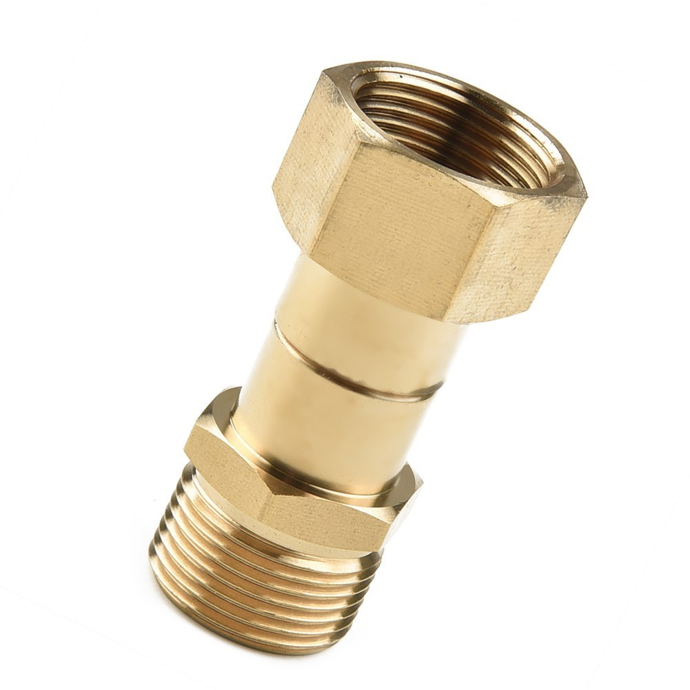 Useful Swivel Joint Tool 14mm Thread 360 degree Brass Connector Copper