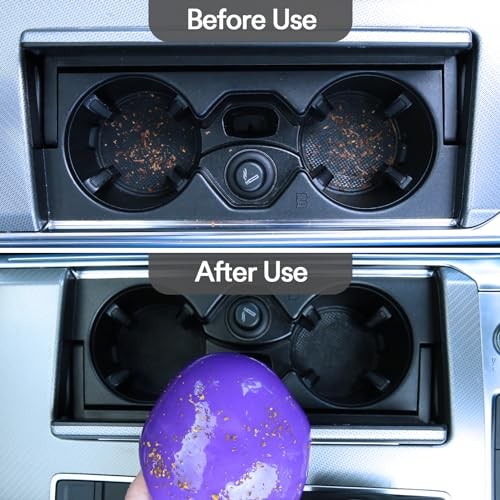 Car Cleaning Gel Putty Slime Interior Detailer Kit Purple Accessories