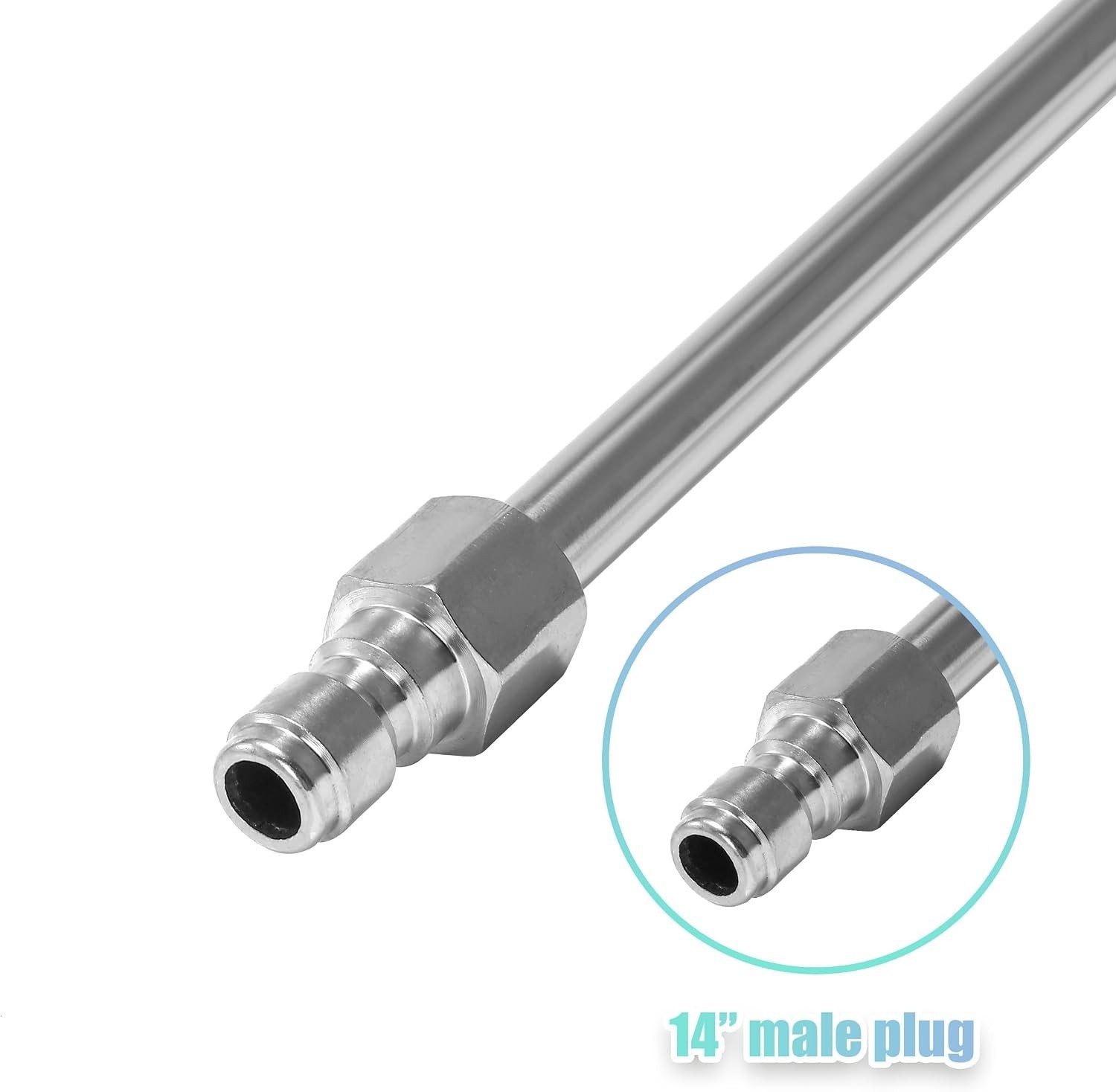 Durable Brass and Stainless Steel Pressure Washer Wand with 4000 PSI Capability