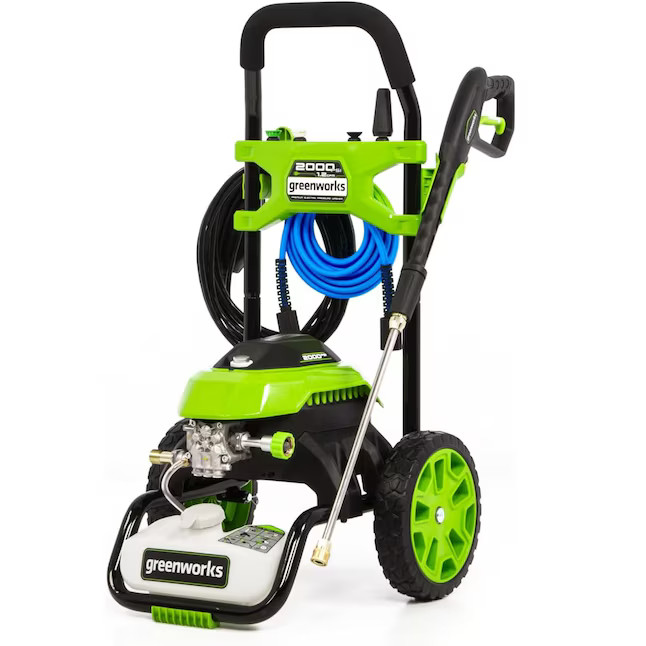 Greenworks EPW2000FCA 2000-PSI 1.2-GPM Water Electric Pressure washer 4 Spray…