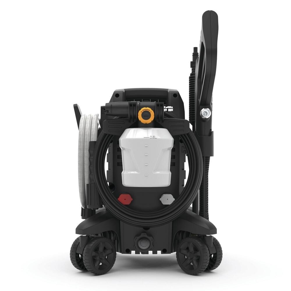 1900 PSI 1.2 GPM 13 Amp Corded Electric Mobile Pressure Washer w/ Detergent Tank