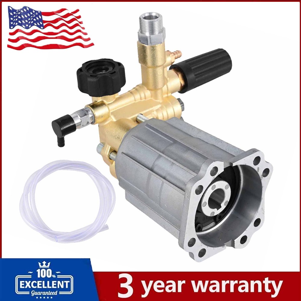 For RMV2.5G30 PRESSURE WASHER PUMP AXIAL, 2.5GPM 3000 PSI, 3400 RPM, 3/4″ SHAFT