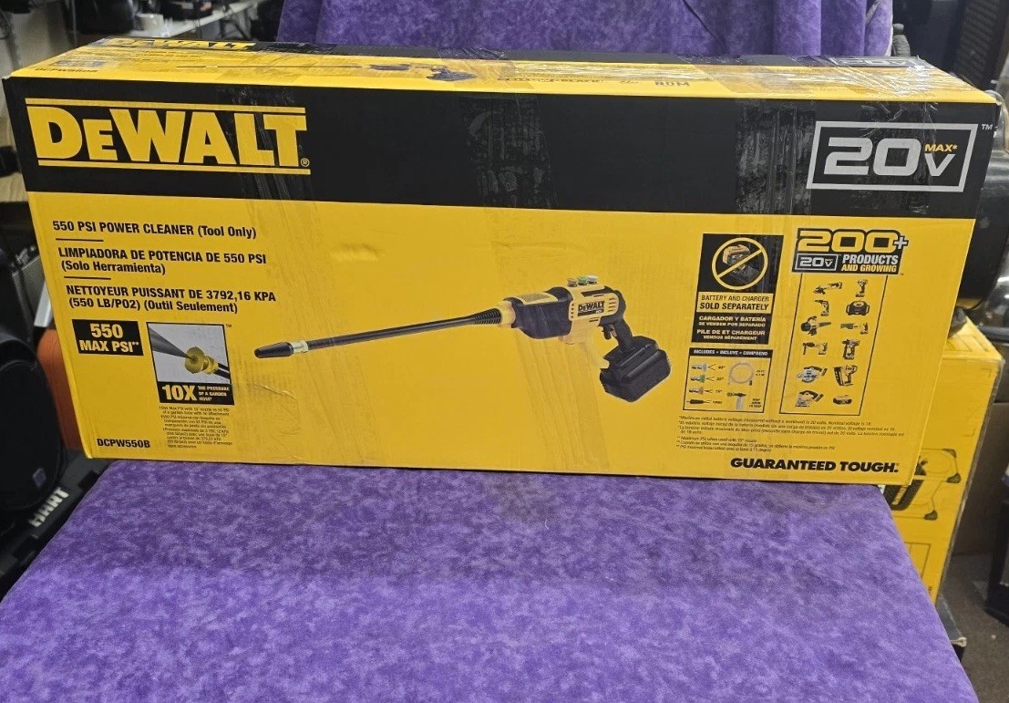 💥BRAND NEW SEALED💥DEWALT DCPW550B 20V 550 PSI POWER CLEANER PRESSURE WASHER