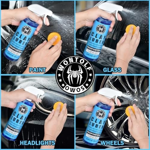 Wontolf Clay Bar Kit, Complete Clay Bars Auto Detailing Clay Luber Lubricant Car