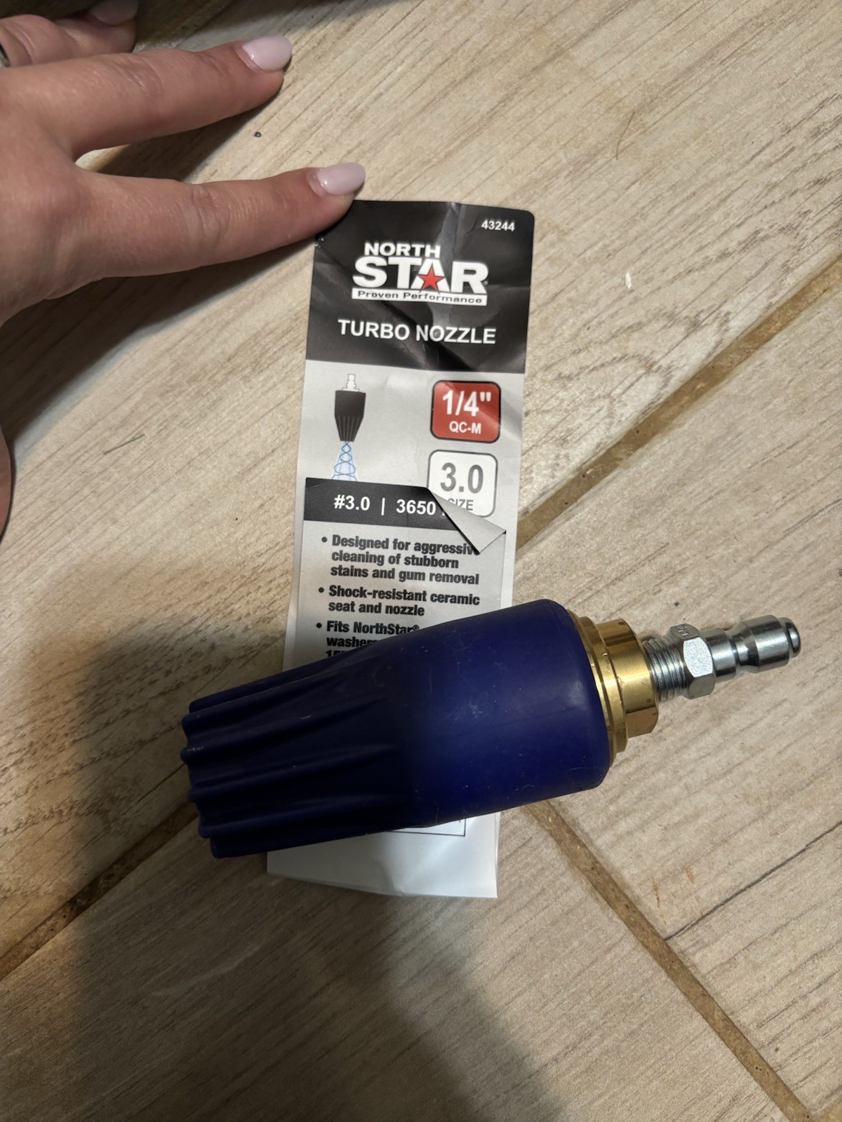 North Star Turbo Nozzle 1/4 3650 psi