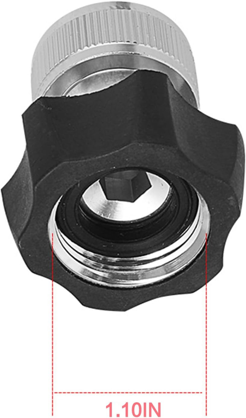 1 Piece Aluminium Electric Pressure Washer Coupler and Garden Hose Adapter 3/4 I