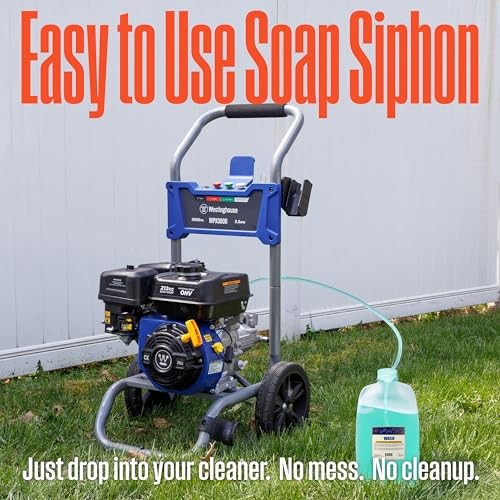 WESTINGHOUSE WPX3000 GAS PRESSURE WASHER 3000 PSI AND 2.3 GPM – BLUE