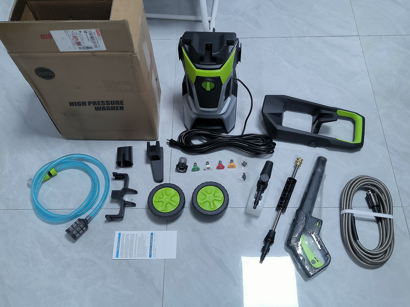 Electric Pressure Washer 4.0 GPM 4800PSI Max Power Washer Cleaning Machine
