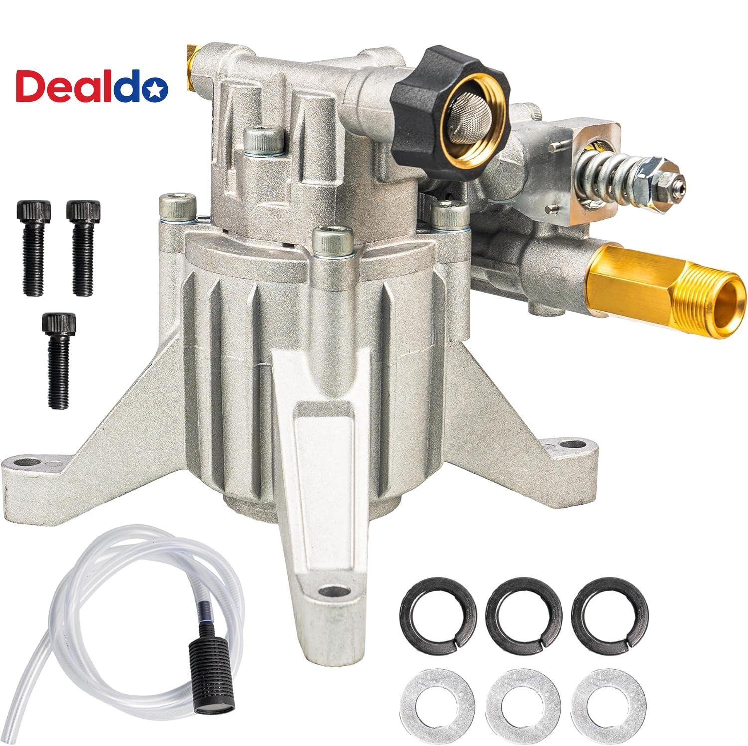 7/8″ Shaft Vertical Pressure Washer Pump, 3400PSI 2.5GPM, Replacement Pump for P
