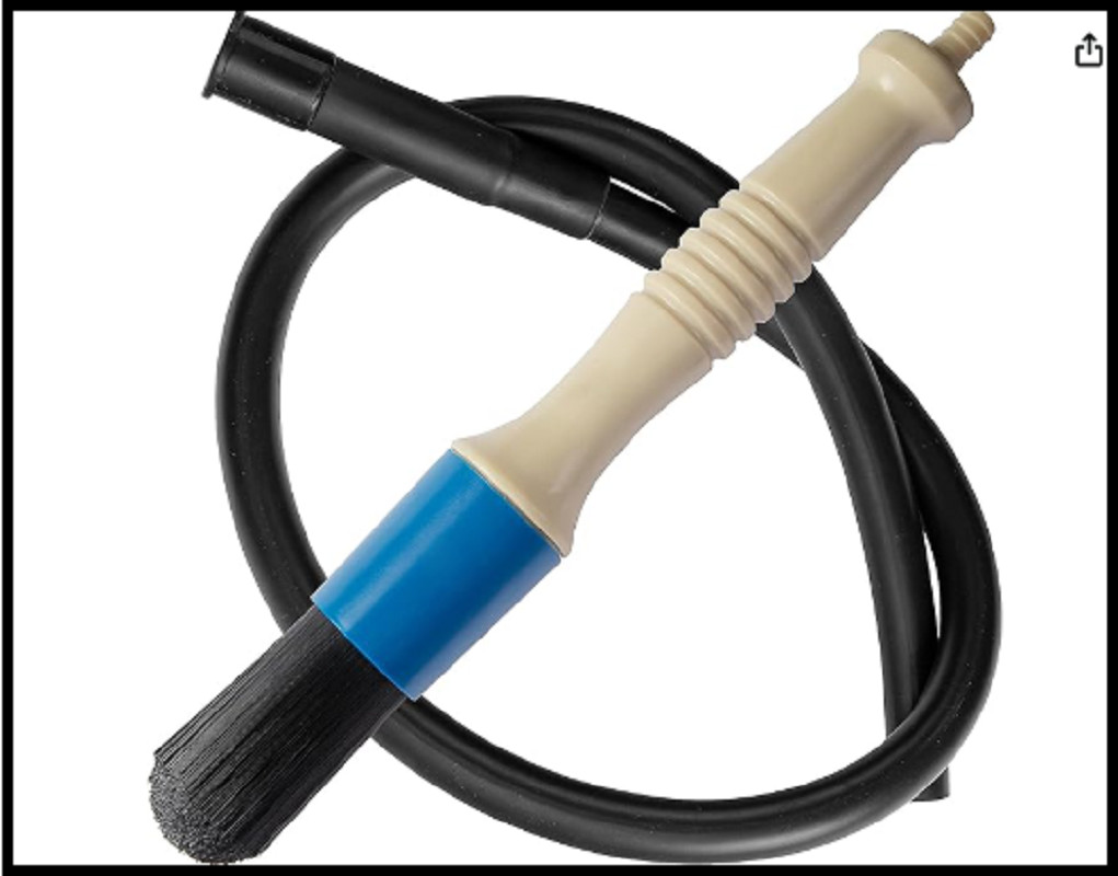 FlowThru Parts Washer Brush Parts Cleaning Brush 31 Inch Long Hose Part Cleaner