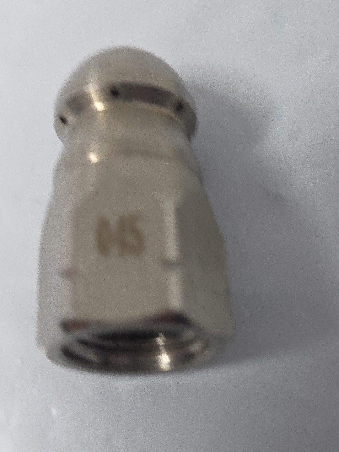 Stainless Steel S Jetter Nozzle Pressure Washer Drain Clean Nozzles Tips 045. B